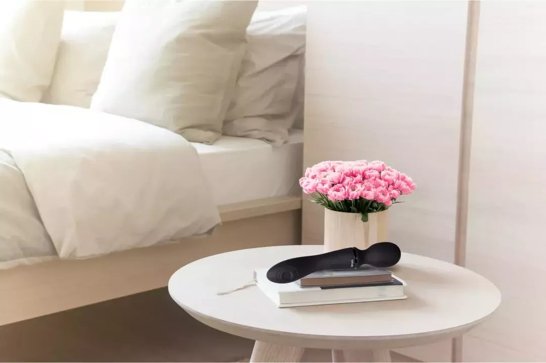 Enora Wand Massager Black – dviejų varikliukų, atsparus vandeniui, 10 režimų