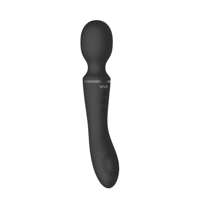 Enora Wand Massager Black – dviejų varikliukų, atsparus vandeniui, 10 režimų