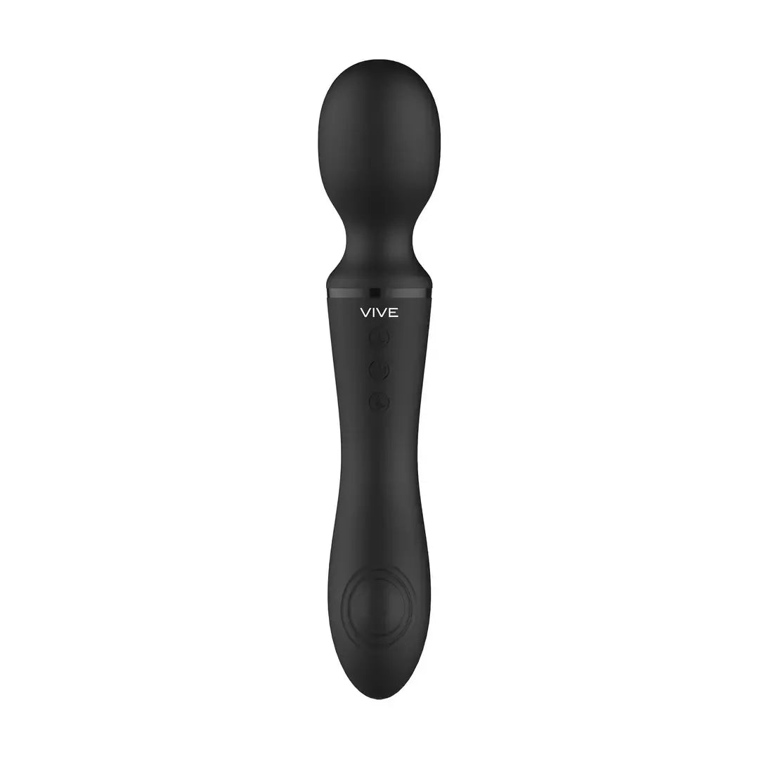 Enora Wand Massager Black – dviejų varikliukų, atsparus vandeniui, 10 režimų