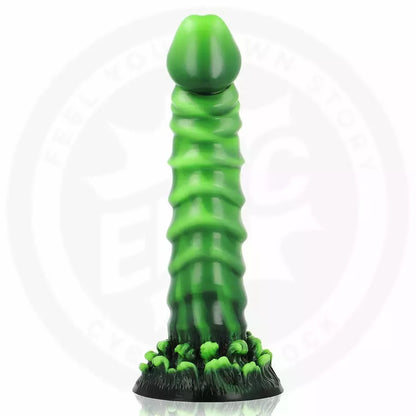 EPIC Caelion Living Root silikoninis intymus prietaisas 225 mm, žemės spalvų dizainas