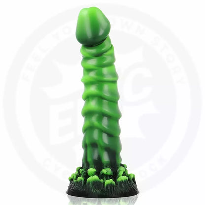 EPIC Caelion Living Root silikoninis intymus prietaisas 225 mm, žemės spalvų dizainas