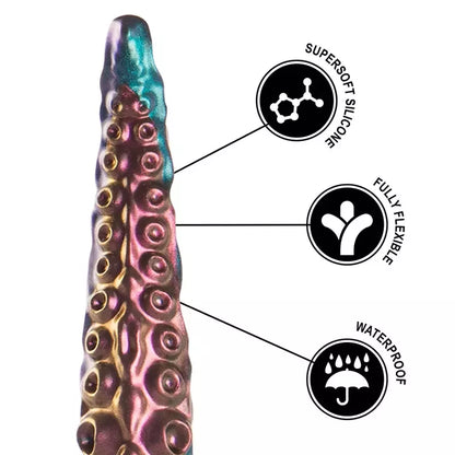 EPIC Charybdis Fine Tentacle Large silikoninis modelis - mitinė mėlyna 31,5 cm