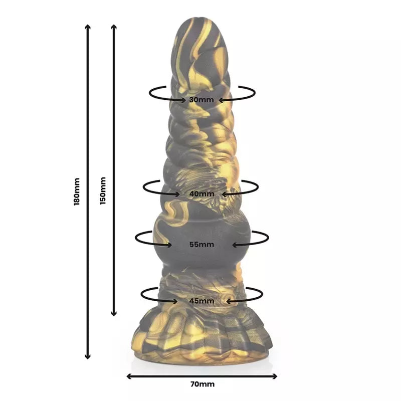 EPIC Furias silikoninis graikų mitologijos fantastinis modelis 17,6 cm, juodas