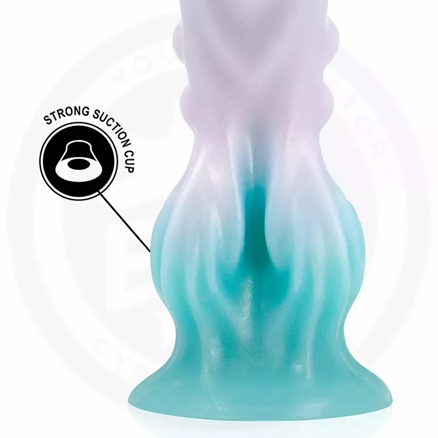 EPIC Lunara Cosmic Light anatominis silikoninis modelis 20cm mėlyna/auksinė