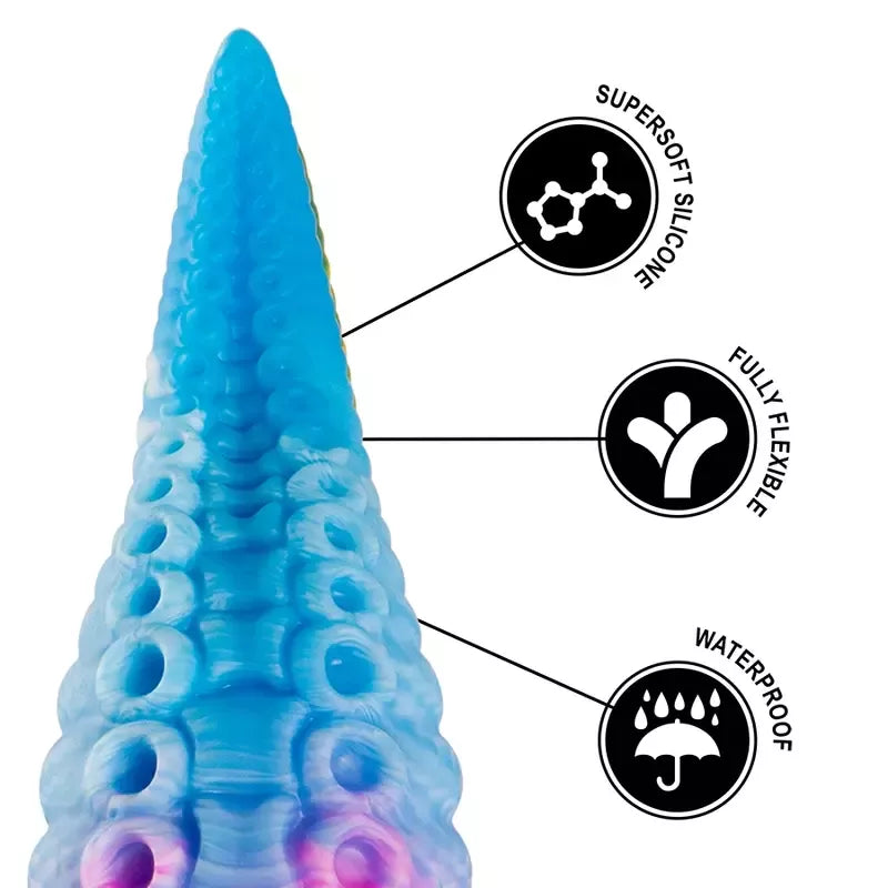 EPIC Phorcys Blue Tentacle Model Small – meninis silikoninis žaislas 17 cm