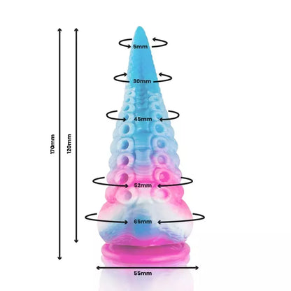 EPIC Phorcys Blue Tentacle Model Small – meninis silikoninis žaislas 17 cm