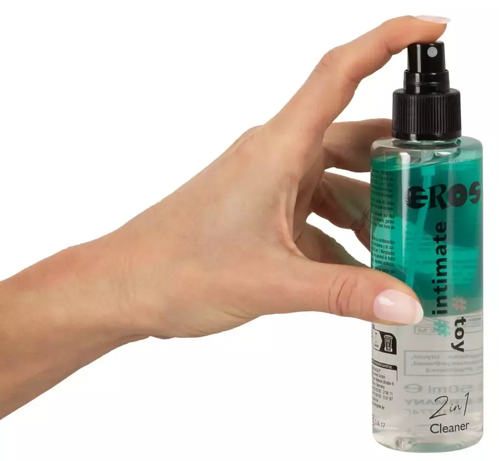EROS 2in1 Intimate & Toy Cleaner Spray 150ml - švelni formulė be alkoholio