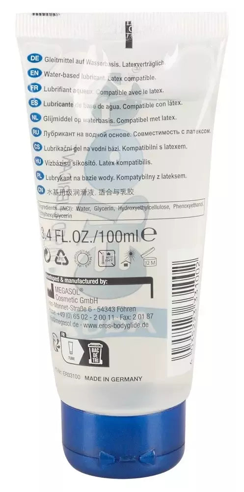EROS Aqua vandens pagrindo lubrikantas 100 ml – medicininės paskirties, bekvapė formulė