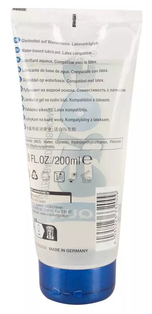 EROS Aqua vandens pagrindo lubrikantas 200 ml – dermatologiškai patikrinta formulė