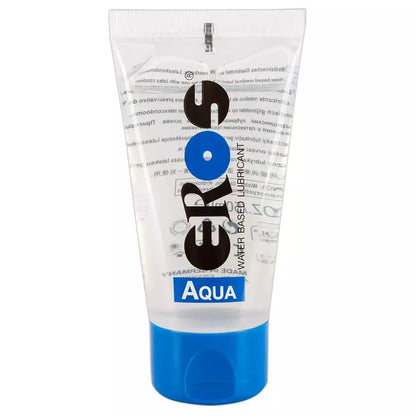 EROS Aqua vandens pagrindo lubrikantas 50 ml – bekvapė, medicininės kokybės formulė