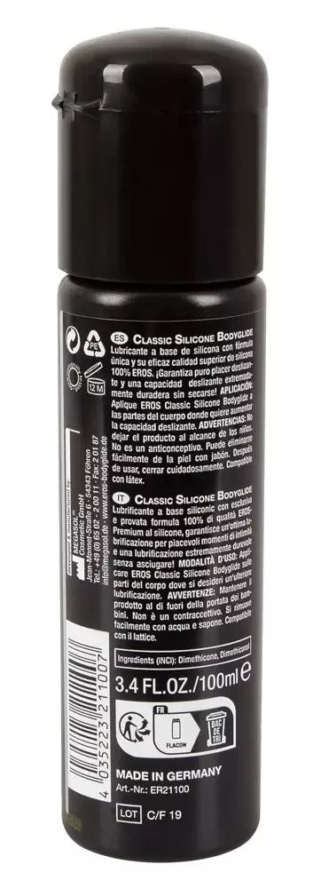 EROS Bodyglide Classic silikoninis lubrikantas 100ml – ilgai išliekanti formulė