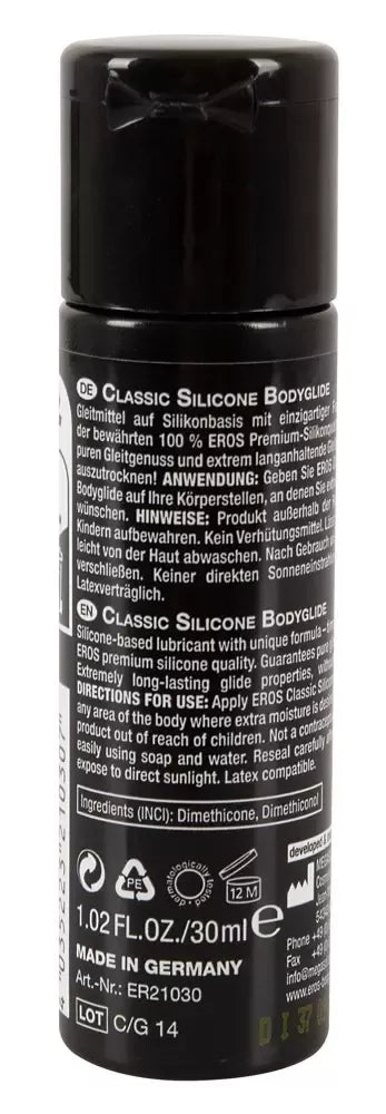 EROS Bodyglide Classic silikoninis lubrikantas, 30 ml