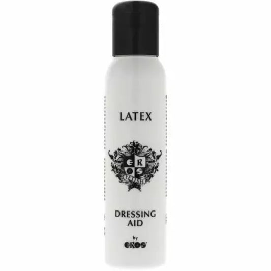 EROS Fetish Line latekso drabužių užsidėjimo priemonė 100ml - lengvas latekso gaminių naudojimas