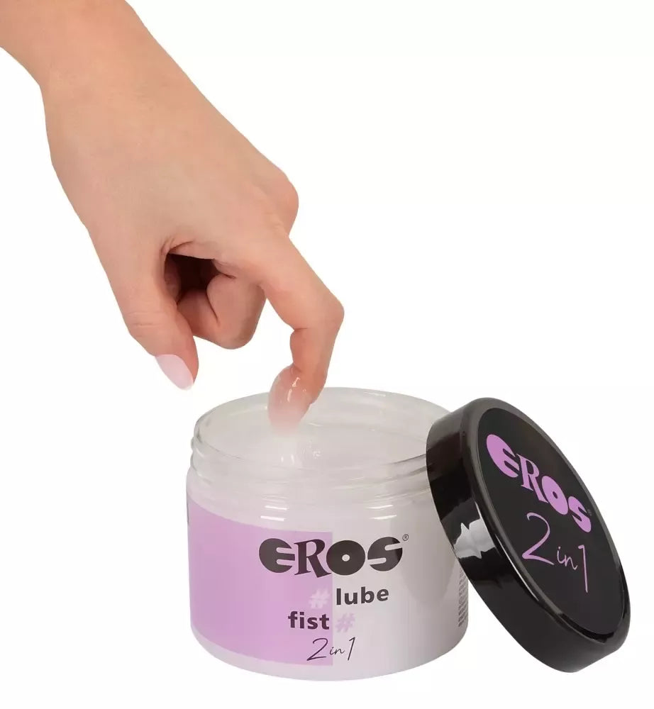 EROS Hybrid 2in1 lubrikacinis gelis 500 ml – silikono ir vandens pagrindu