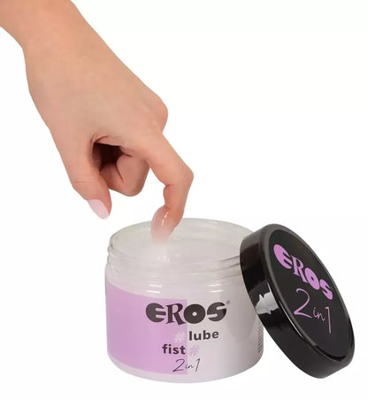 EROS Hybrid 2in1 lubrikacinis gelis 500 ml – silikono ir vandens pagrindu