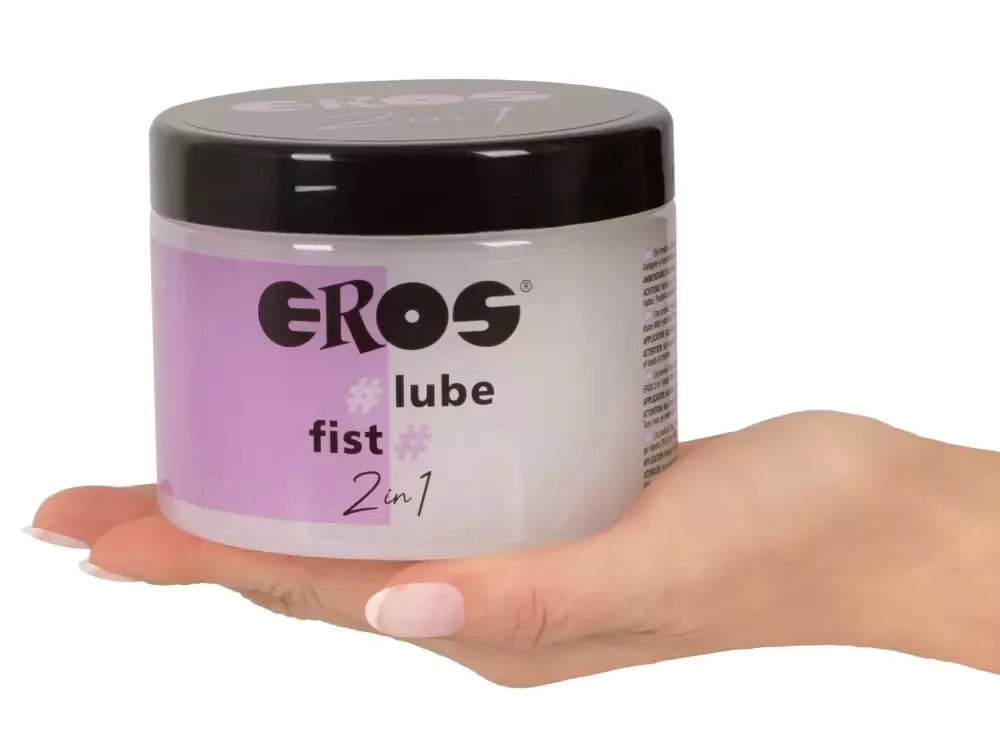 EROS Hybrid 2in1 lubrikacinis gelis 500 ml – silikono ir vandens pagrindu