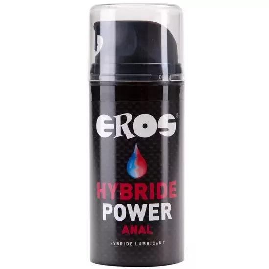 EROS Power Line Hybrid intymus gelis 100ml – silikono ir vandens pagrindo formulė