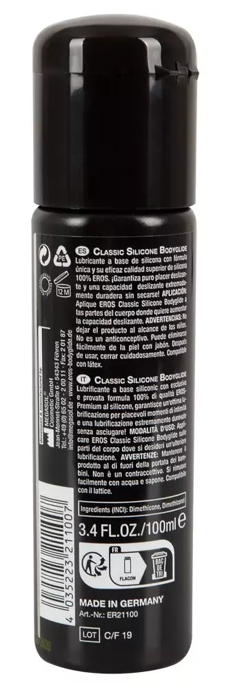 EROS Silicone Bodyglide 250 ml – ilgalaikis silikoninis lubrikantas