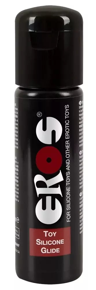 EROS Toy Glide silikonui pritaikytas lubrikantas 100ml bekvapis skaidrus