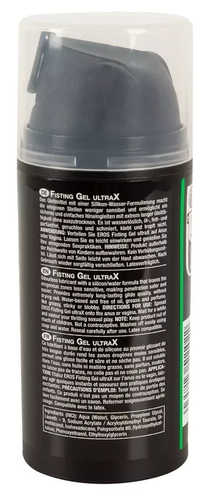 EROS UltraX Advanced Gel 100ml – ilgalaikė silikono ir vandens formulė