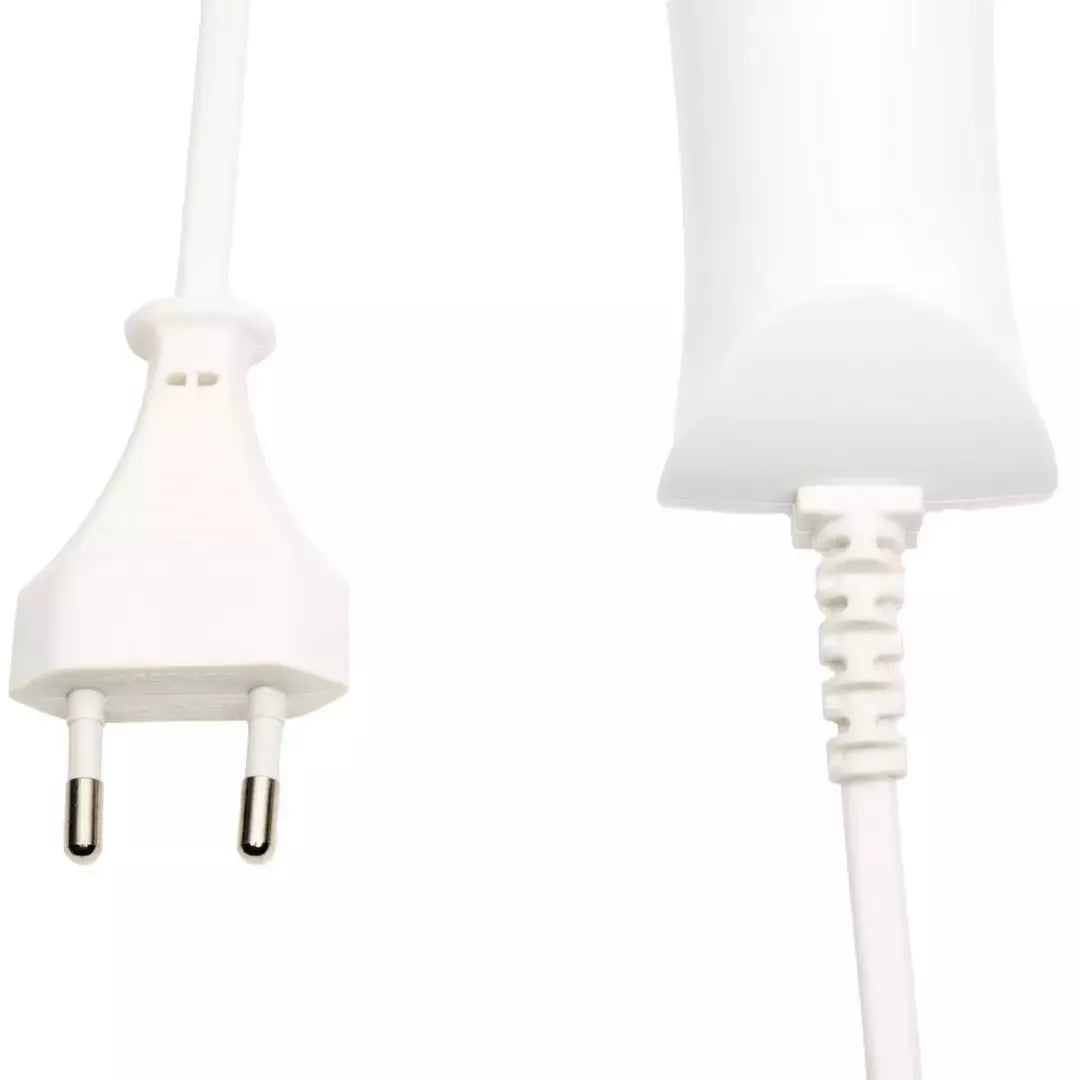 Europe Magic Wand Massager 230V, 6 greičių, silikoninė galvutė, baltas