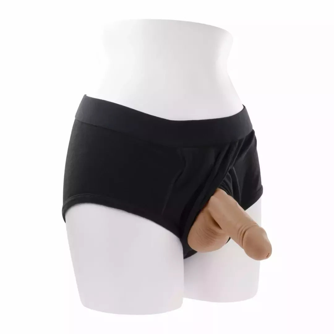 Evolved Novelties Stand To Pee smėlio spalvos anatominis modelis, be latekso, atsparus vandeniui
