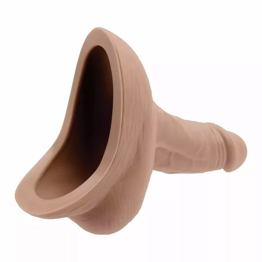 Evolved Novelties Stand To Pee smėlio spalvos anatominis modelis, be latekso, atsparus vandeniui