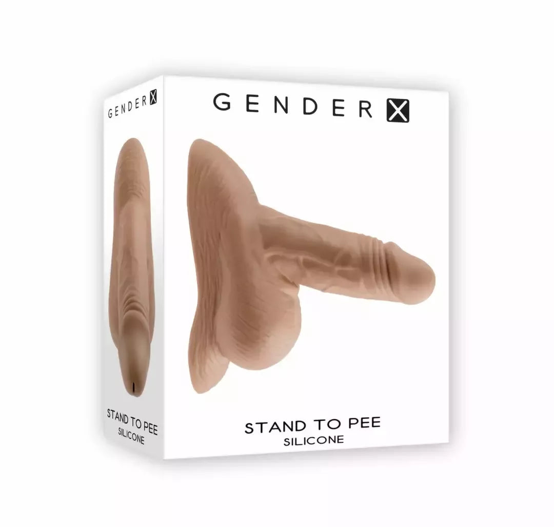 Evolved Novelties Stand To Pee smėlio spalvos anatominis modelis, be latekso, atsparus vandeniui