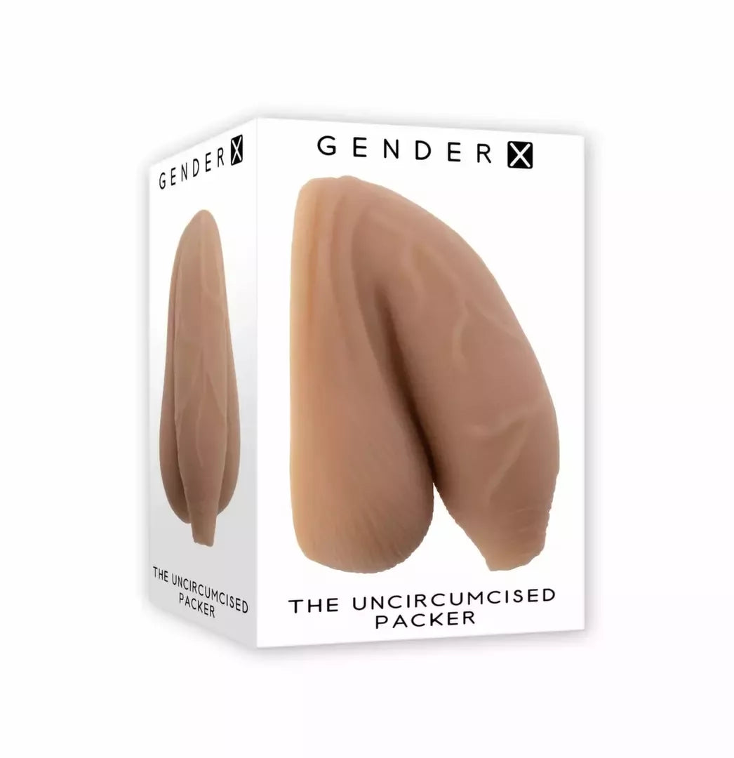Evolved Novelties The Uncircumcised Packer Model – Beige, anatominio dizaino priemonė