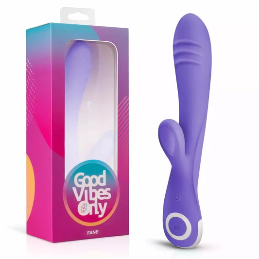 Fane Rabbit Intimate Device įkraunamas silikoninis rožinis vibratorius, 10 režimų, LED