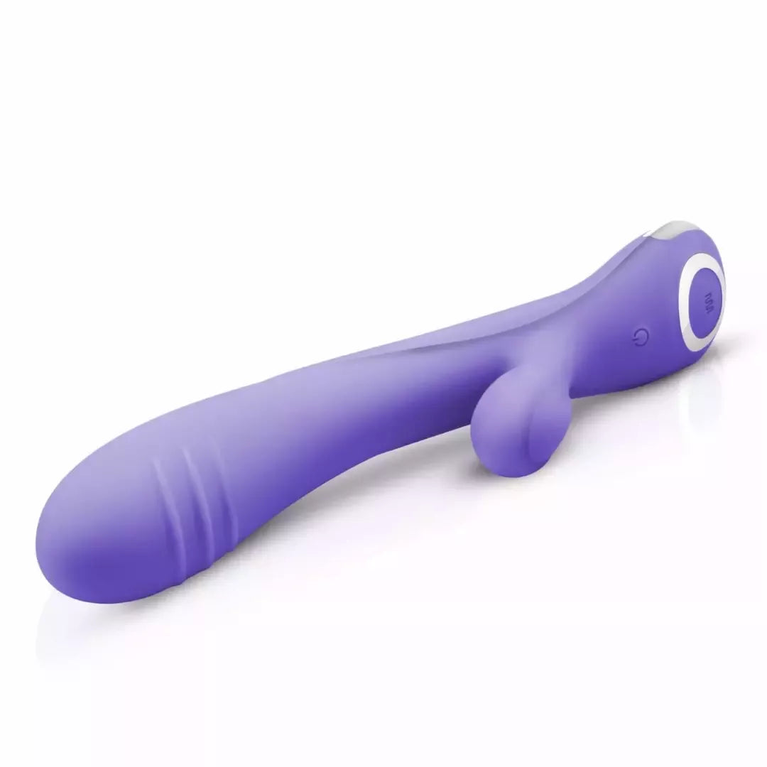 Fane Rabbit Intimate Device įkraunamas silikoninis rožinis vibratorius, 10 režimų, LED