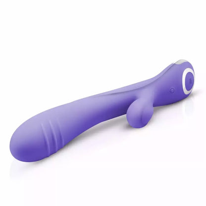 Fane Rabbit Intimate Device įkraunamas silikoninis rožinis vibratorius, 10 režimų, LED