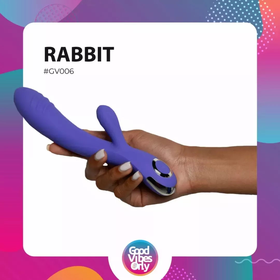 Fane Rabbit Intimate Device įkraunamas silikoninis rožinis vibratorius, 10 režimų, LED