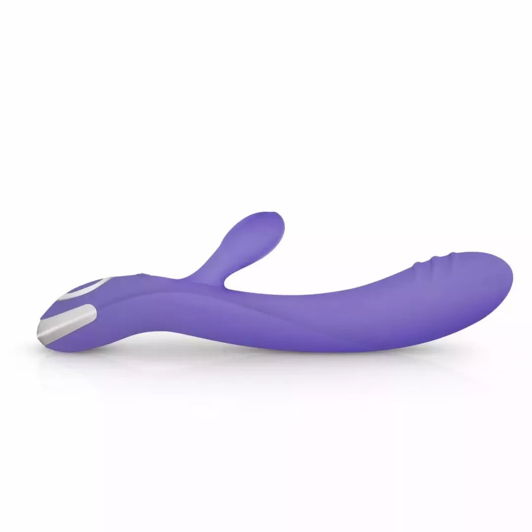 Fane Rabbit Intimate Device įkraunamas silikoninis rožinis vibratorius, 10 režimų, LED