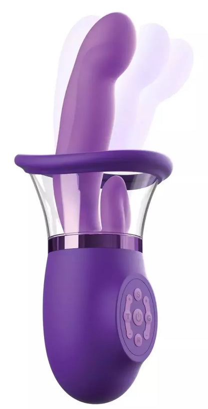 Fantasy For Her Pleasure Pro Plus intymių pojūčių sistema, violetinė, 24,1 cm