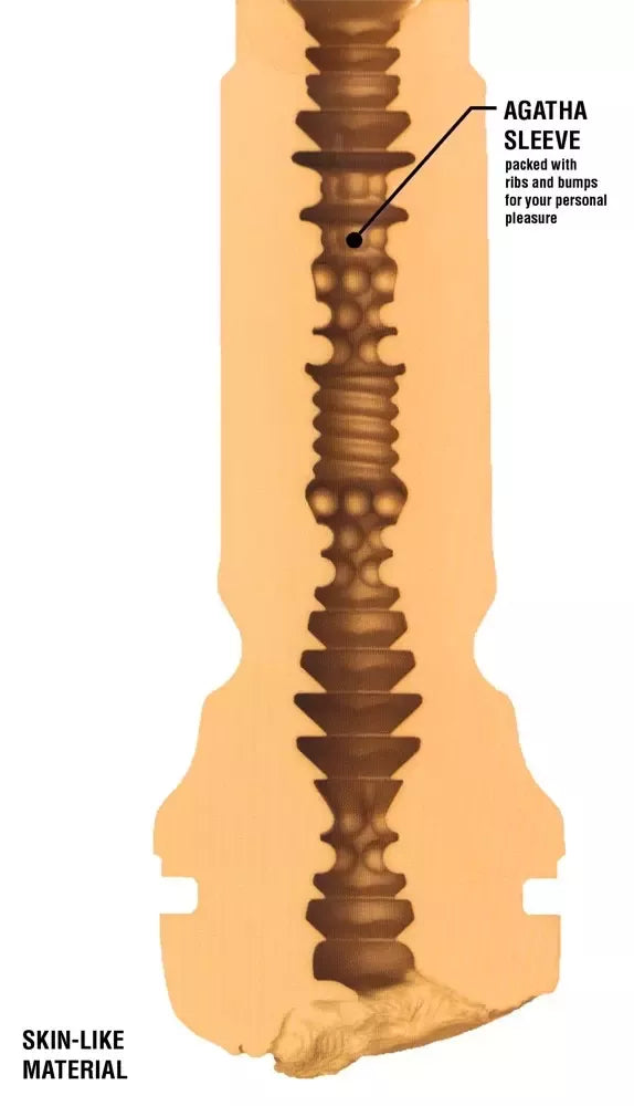 Feel Agatha Vega Premium Intimate Device – tikroviškos tekstūros, neutralaus tono