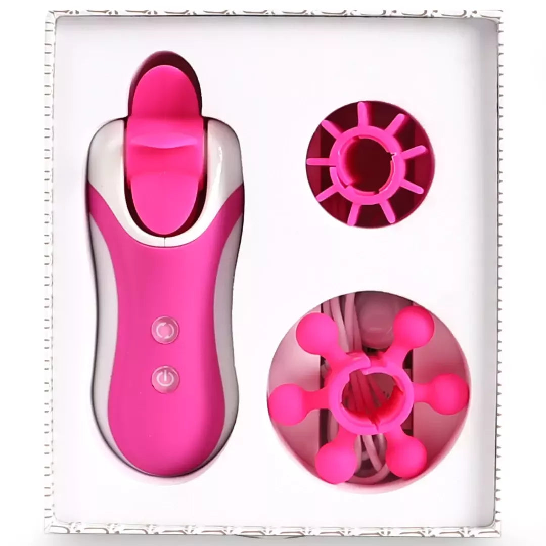 FeelzToys Clitella Pink – Kompaktiškas daugiafunkcis stimuliacinis prietaisas