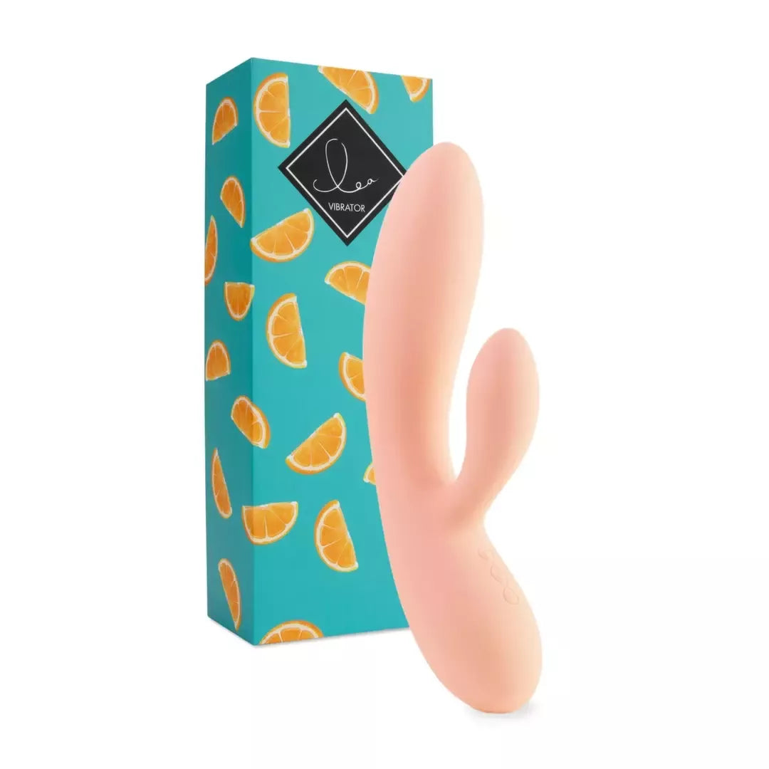 FeelzToys Lea Citrus dviejų variklių silikoninis intymios gerovės prietaisas 202mm