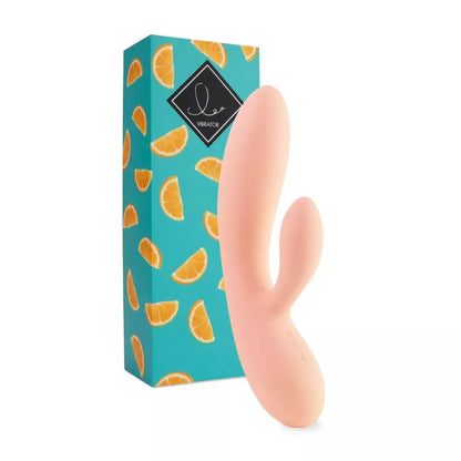 FeelzToys Lea Citrus dviejų variklių silikoninis intymios gerovės prietaisas 202mm