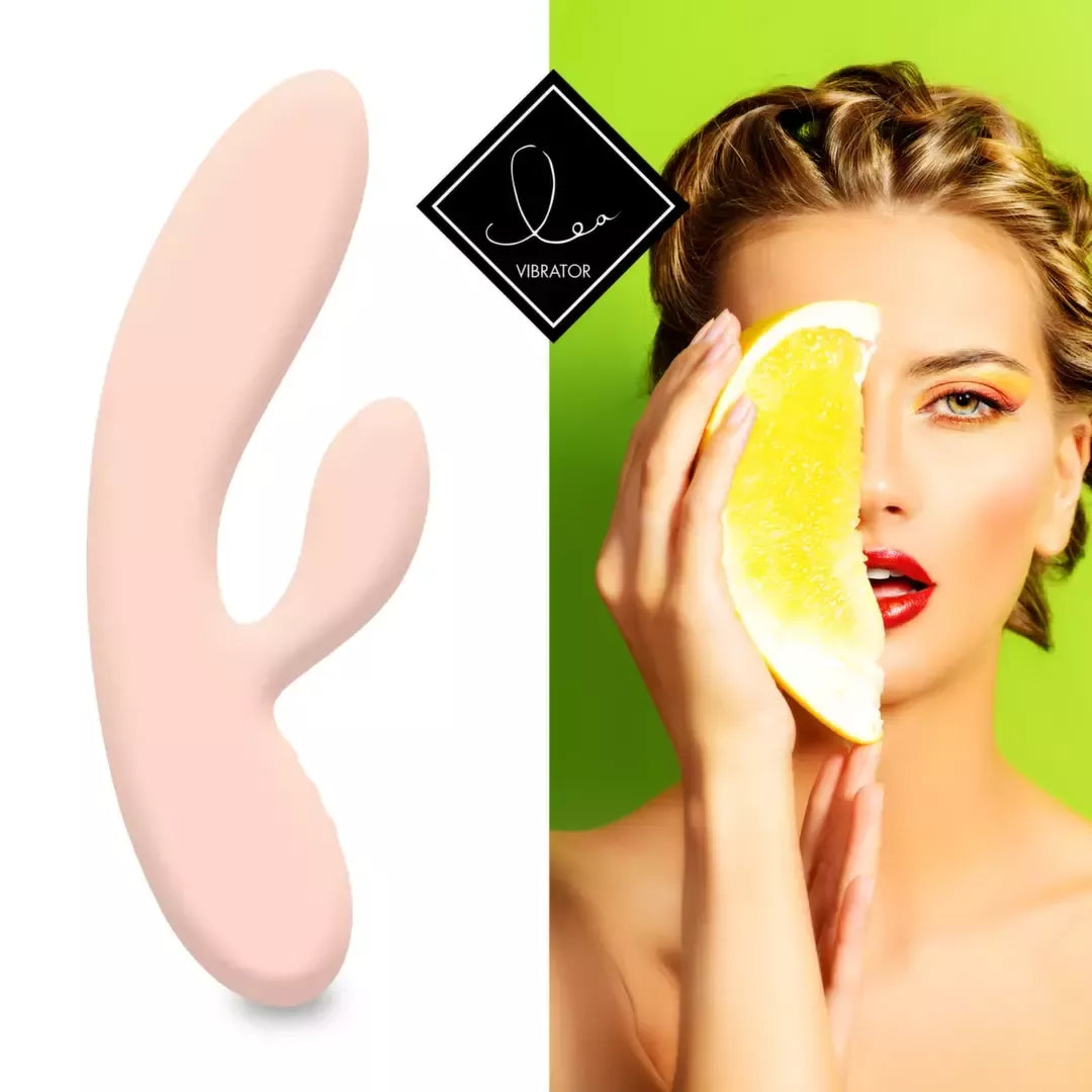 FeelzToys Lea Citrus dviejų variklių silikoninis intymios gerovės prietaisas 202mm