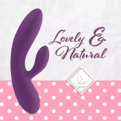 FeelzToys Lea dviejų variklių intymi sistema, purpurinė, vandeniui atsparus silikonas