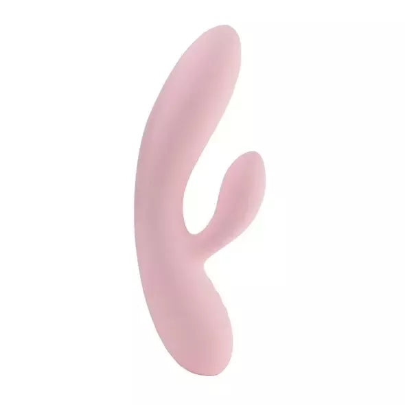 FeelzToys Lea dviejų variklių intymus prietaisas, švelniai rožinis, silikoninis, 202 mm
