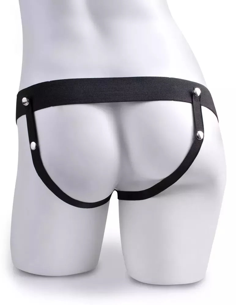 Fetish Fantasy RC Strap-On System 17,8 cm įkraunamas nuotoliniu būdu valdomas, juodas
