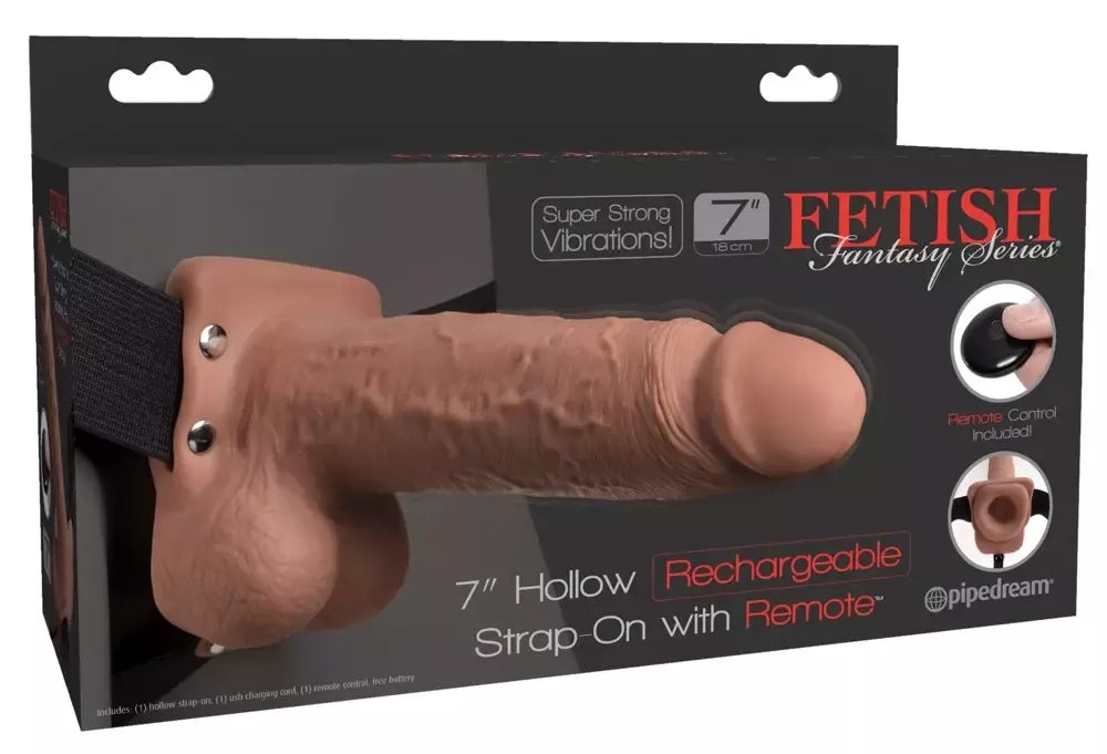 Fetish Fantasy Series 7 Hollow System Dark nuotoliniu būdu valdomas 20 cm