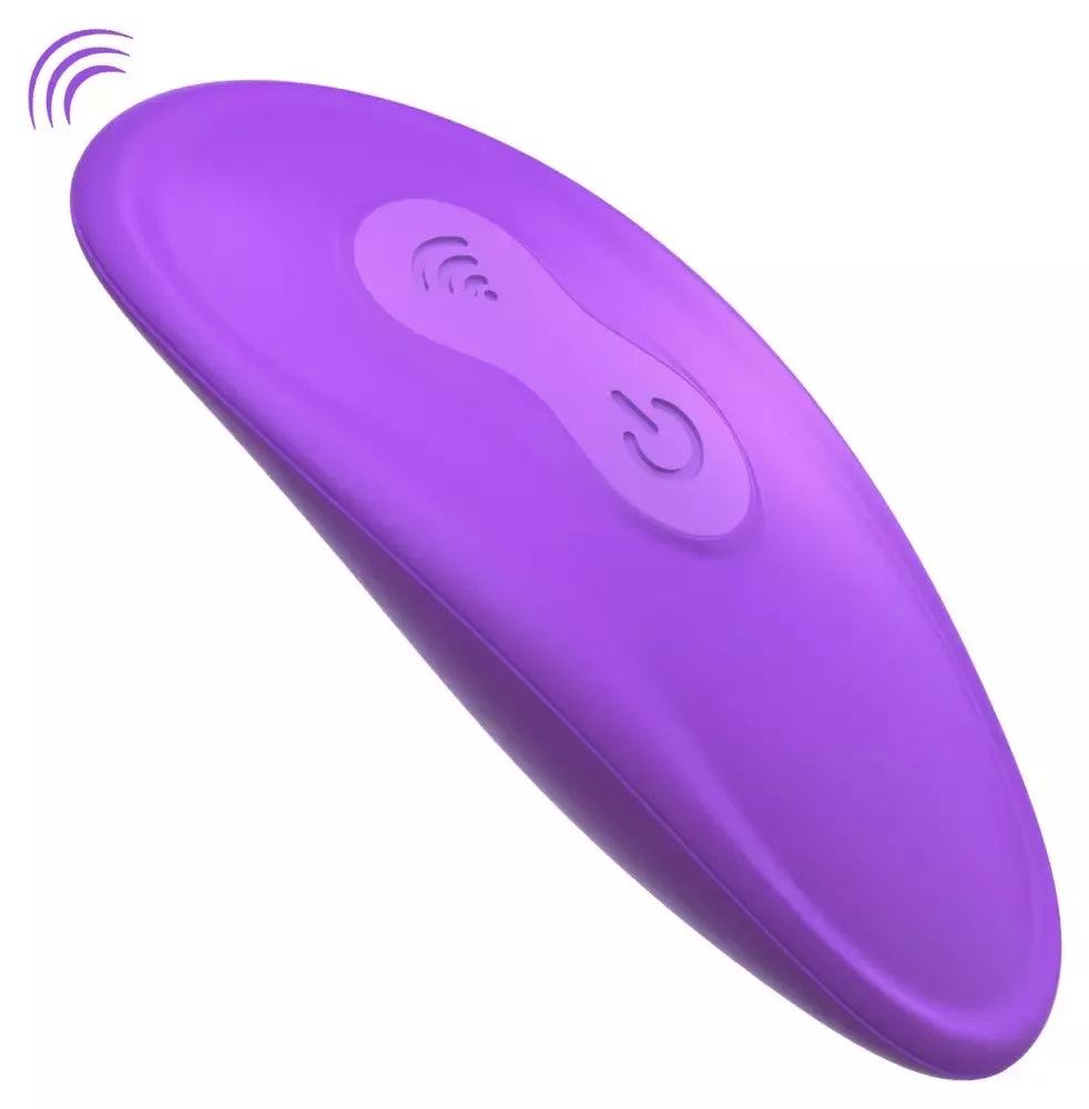 FFH Her Ultimate be diržo naudojamas dvigubo poveikio vibratorius, 9 režimai, silikoninis, violetinis