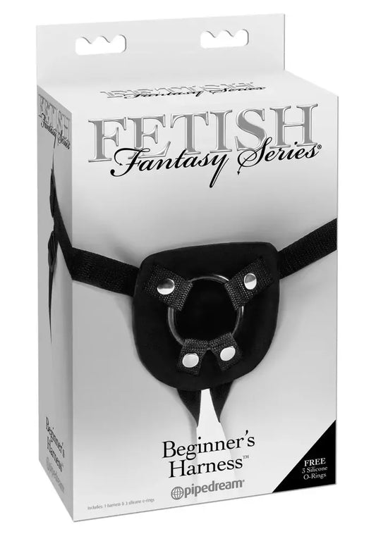 FFS Beginner's Harness Black – reguliuojama diržų sistema, 3 O-žiedai