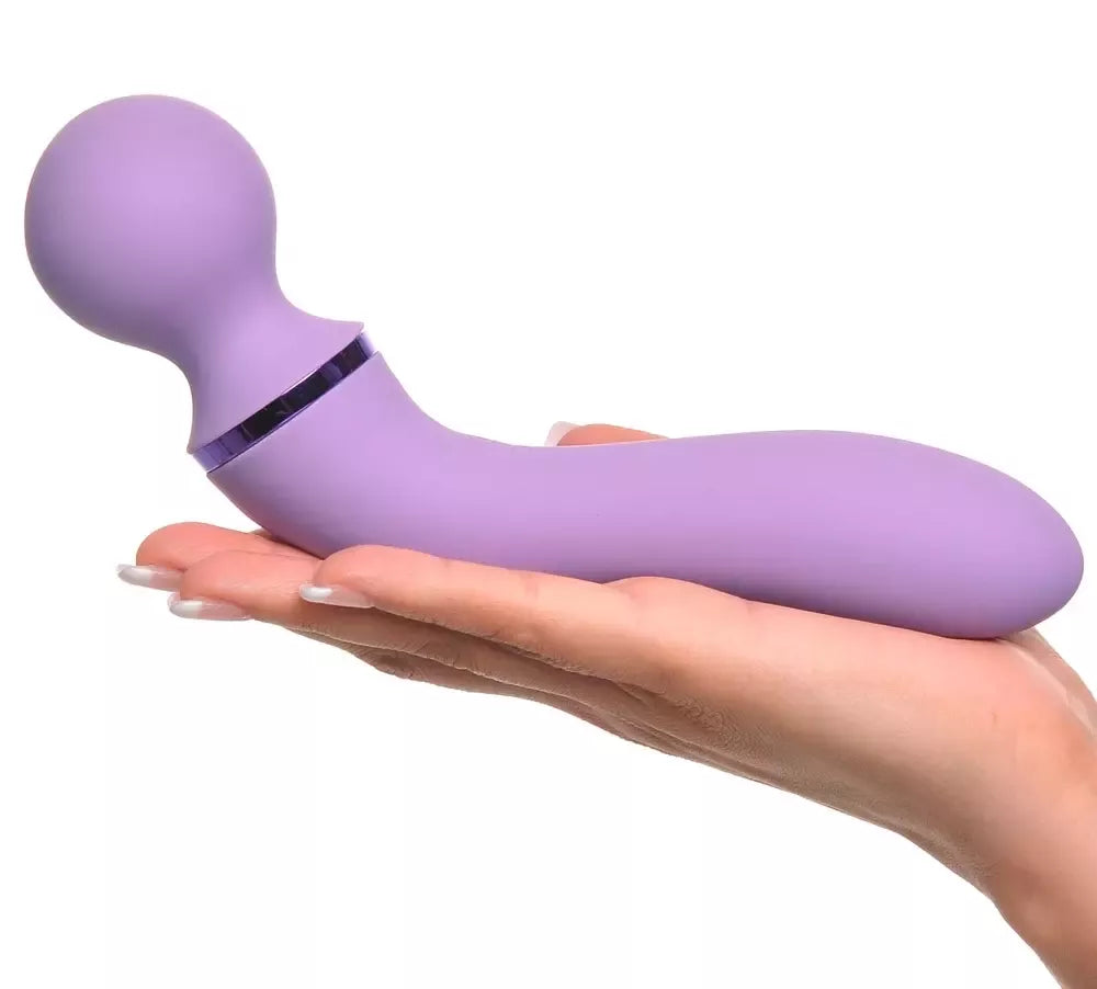 Fifty Shades of Grey Duo Wand FFH dvipusis silikoninis masažuoklis, 19,5 cm