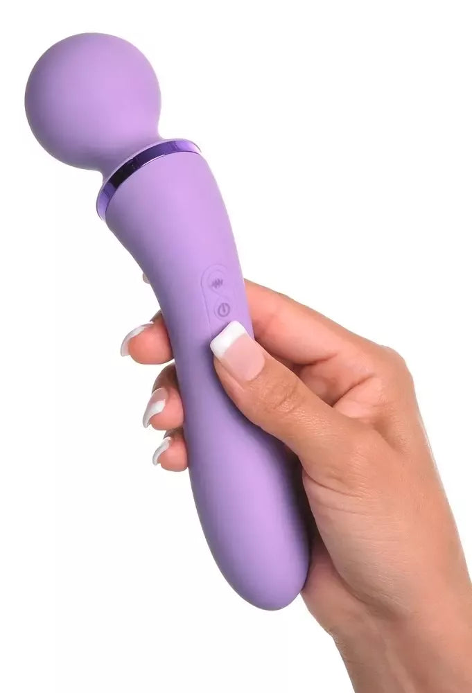 Fifty Shades of Grey Duo Wand FFH dvipusis silikoninis masažuoklis, 19,5 cm