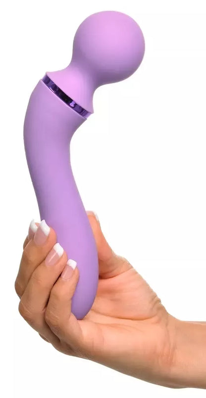 Fifty Shades of Grey Duo Wand FFH dvipusis silikoninis masažuoklis, 19,5 cm