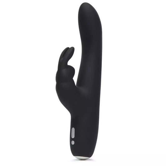 Fifty Shades of Grey Greedy Girl Slimline Rechargeable Rabbit Black